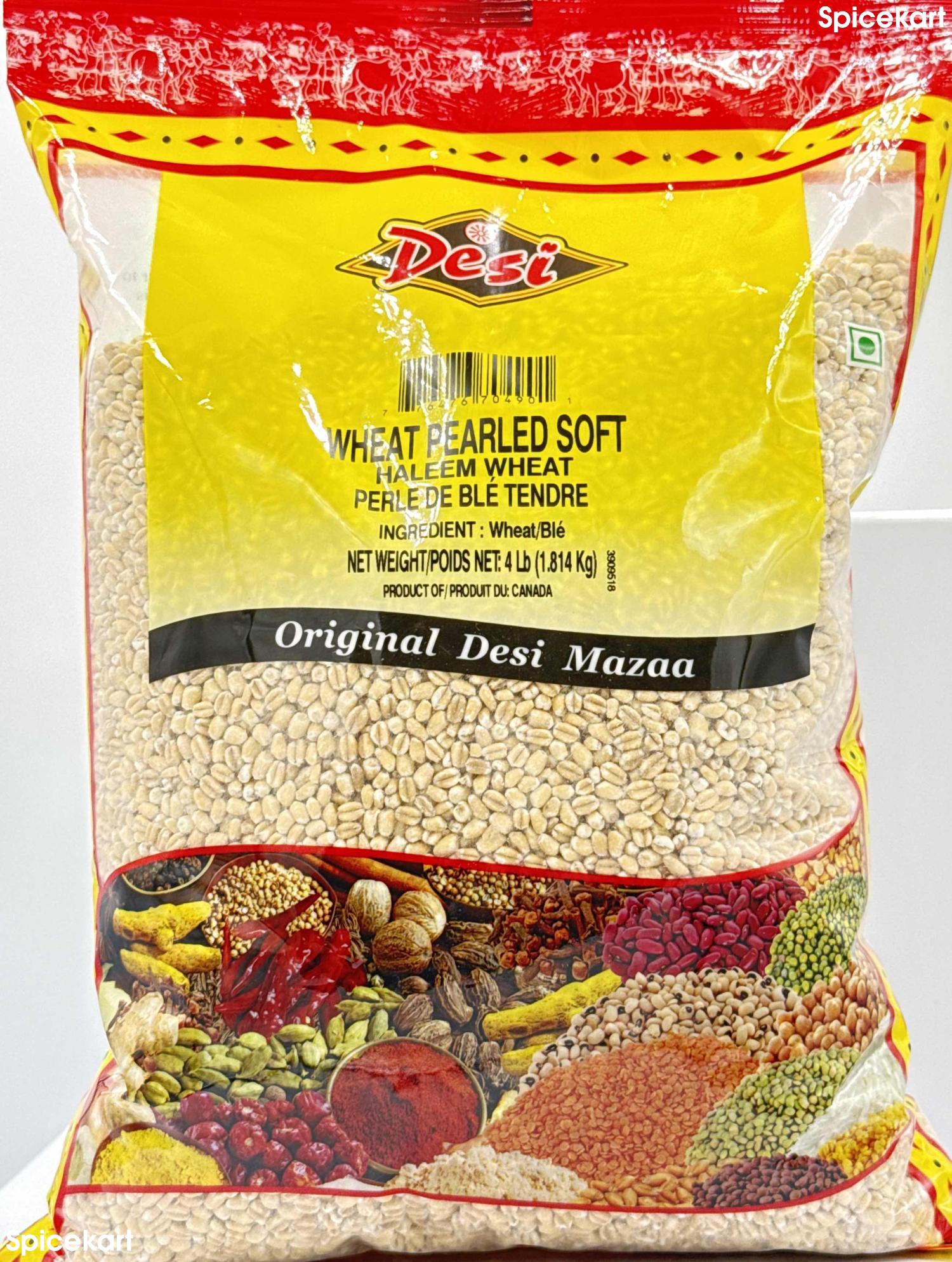 Desi Wheat Pearled Soft Haleem Wheat.